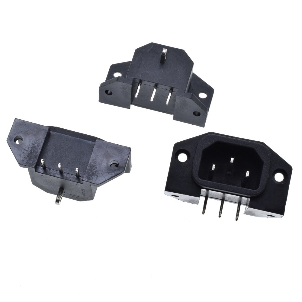 Manufacturer IEC320-C13 female industrial plug and socket electrical snap connector power cabinet wall socket 10A 250V