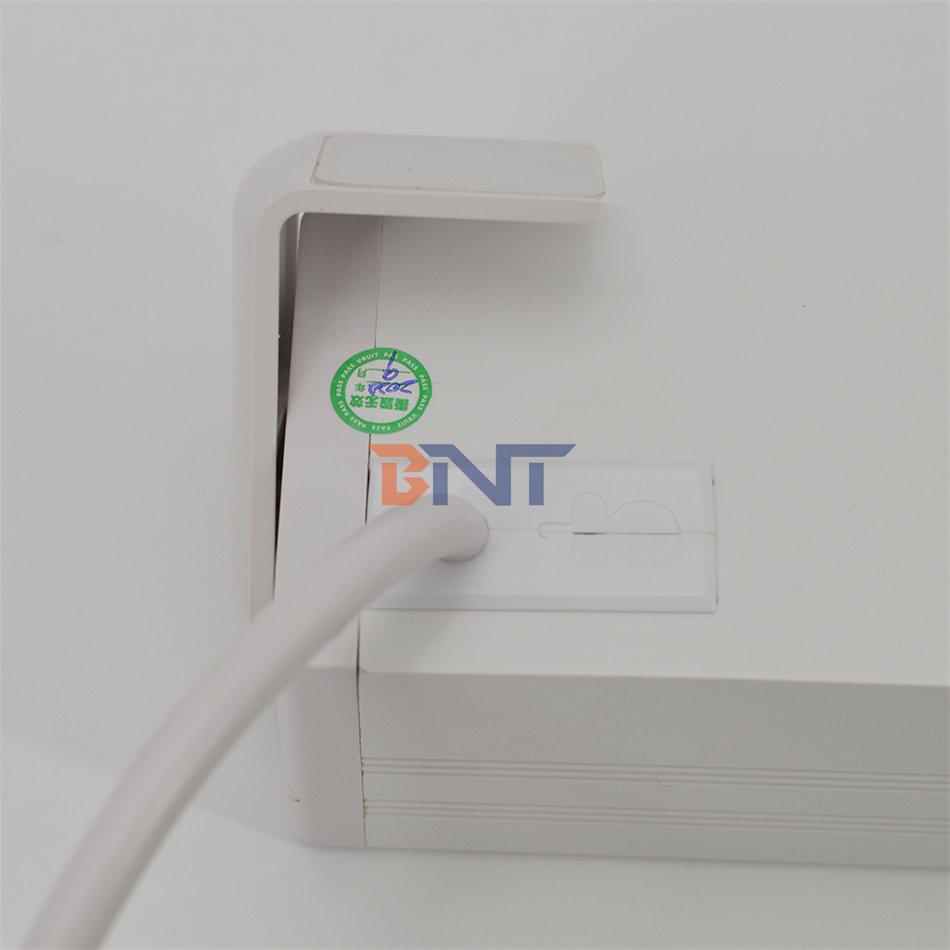 Flexible USA Installed Under Tables/Chairs/Sofa Edge Power Strip Hanging Electric Extension Sockets With USB Port