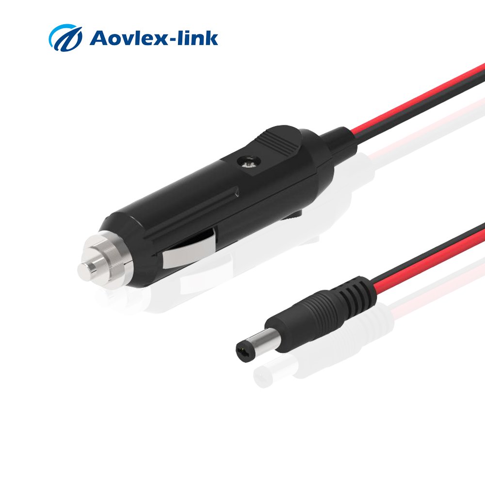12V Car Cigarette Lighter Plug to DC Power Adapter Cable for Car Electronic Appliances
