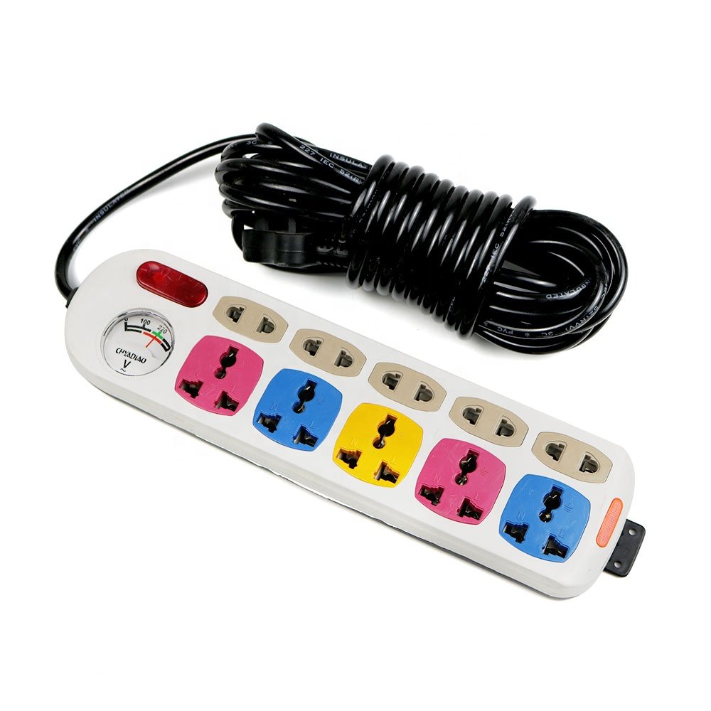 China manufacturer wholesale outlets colour socket and plug extension socket