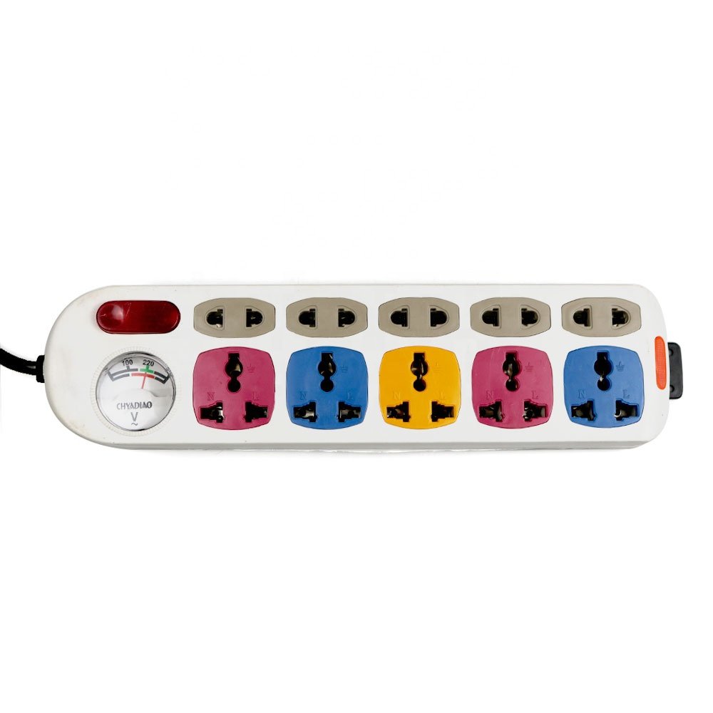 China manufacturer wholesale outlets colour socket and plug extension socket