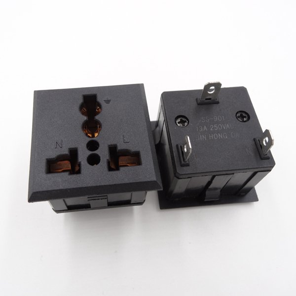 Top Design Professional SS-801 JIN HONG DA AC Universal power plug socket