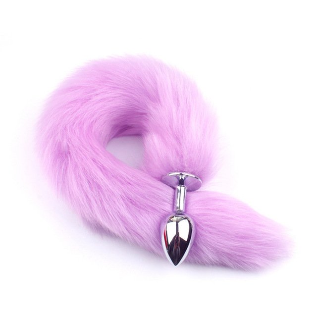 Anal Plug Sexy Fox Tail Anal Toys For Women Adult Sex Product Men Butt Plug StainlessSteel Anal Plug Sex Toys For Couple Cosplay