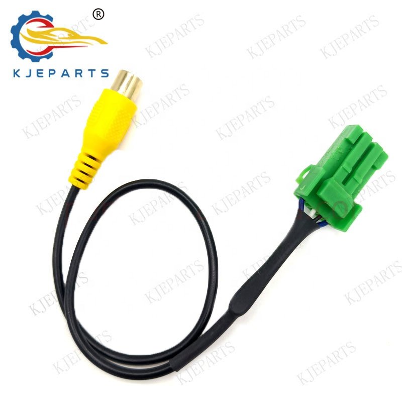 Custom RCA Plug 5 Pin Male Adapter Video Wiring Harness for Car System