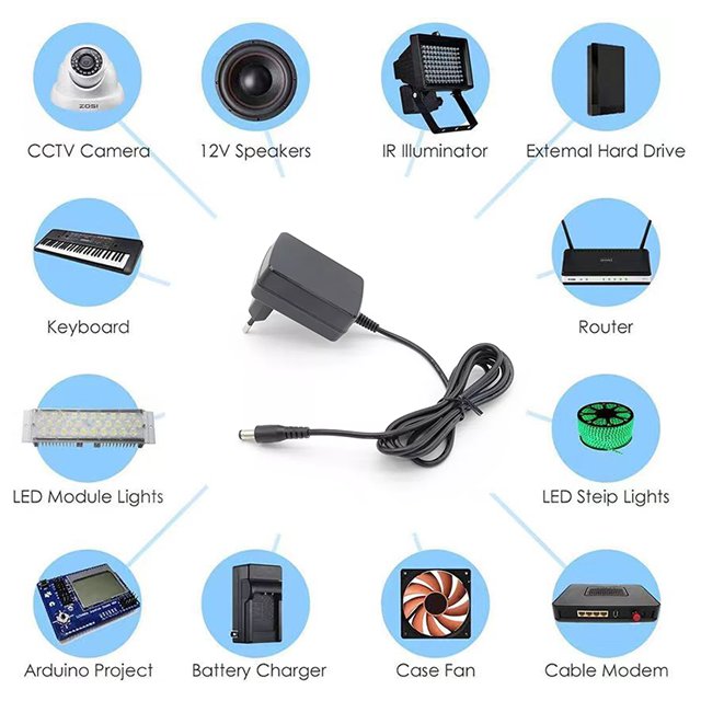 Wholesale 12volt 3A 4amp Router Led Light Power Supply 36w Wall Plug Ac Dc 12v 1a 12v 3a Power Supply Adapter