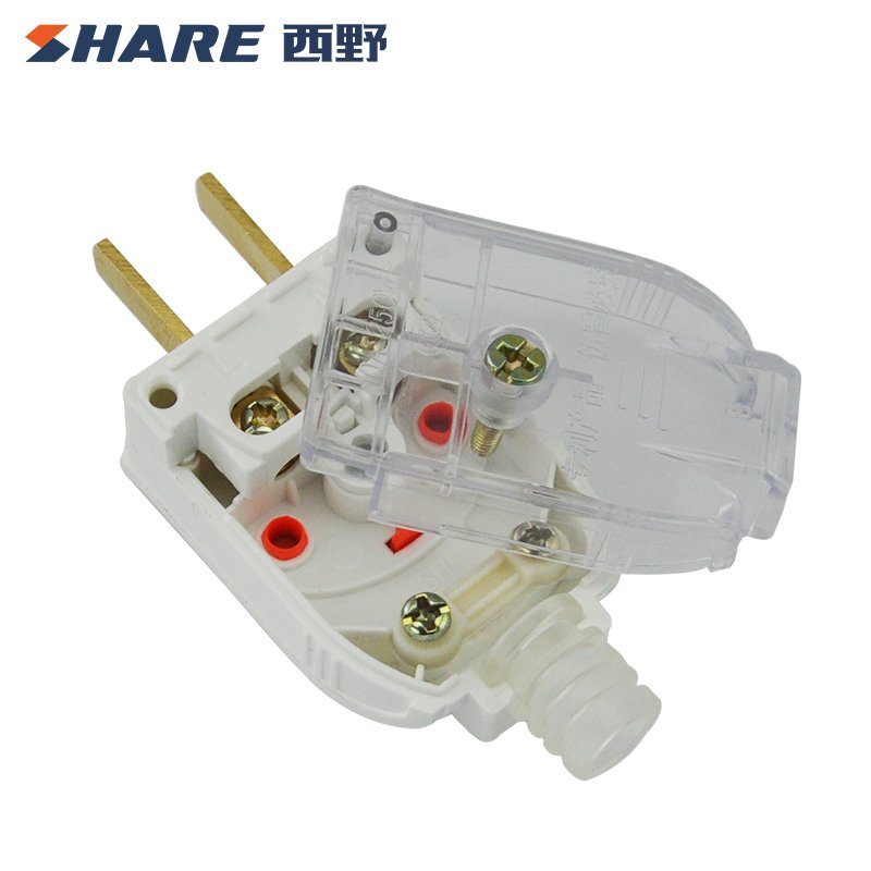 10A 250V factory price Power Charging 2 pin electric plug male plug