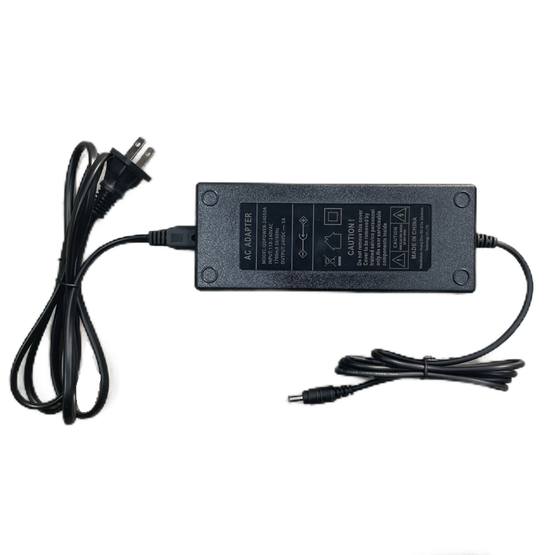 Desktop EU US AU UK Plug 120W AC DC 24V 5A Power Adapter For Household Electrical Appliances