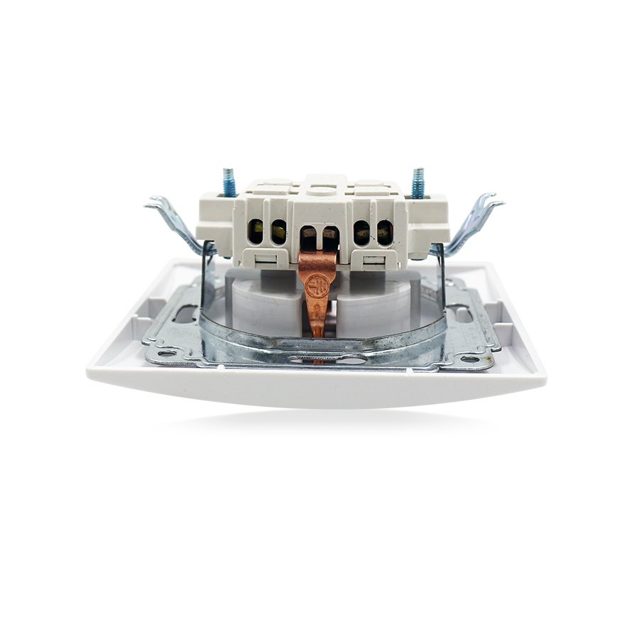 EU Schuko Socket PC Panel 250V EU German Standard 16A Wall Socket Plug Power Outlet