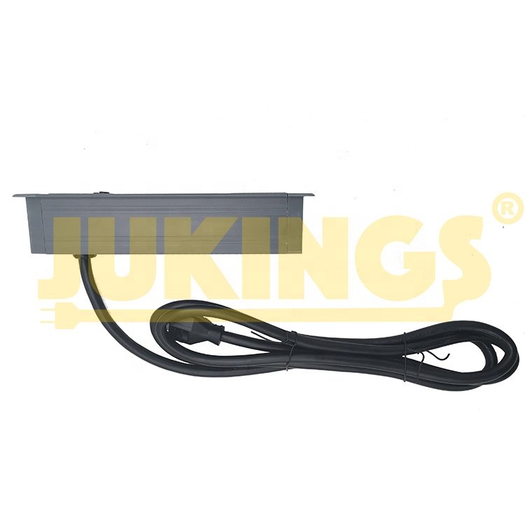 USA Flat Desktop Recessed Electrical Socket USB Multi-Ac Outlet 125V Rated Voltage 15A Rated Socket OEM Available
