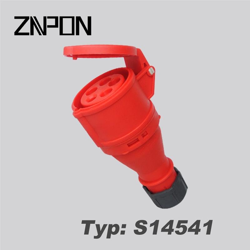 waterproof industrial socket and plug ip44 ip67 made in China S1234