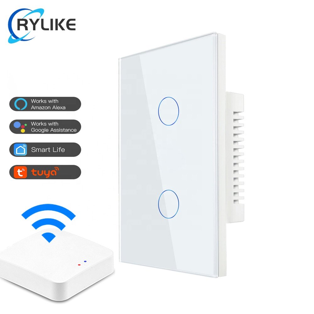 Australia Certified Tuya Wireless Smart Socket Tempered Glass Panel Zigbee Smart Plug Socket work with alexa and google home