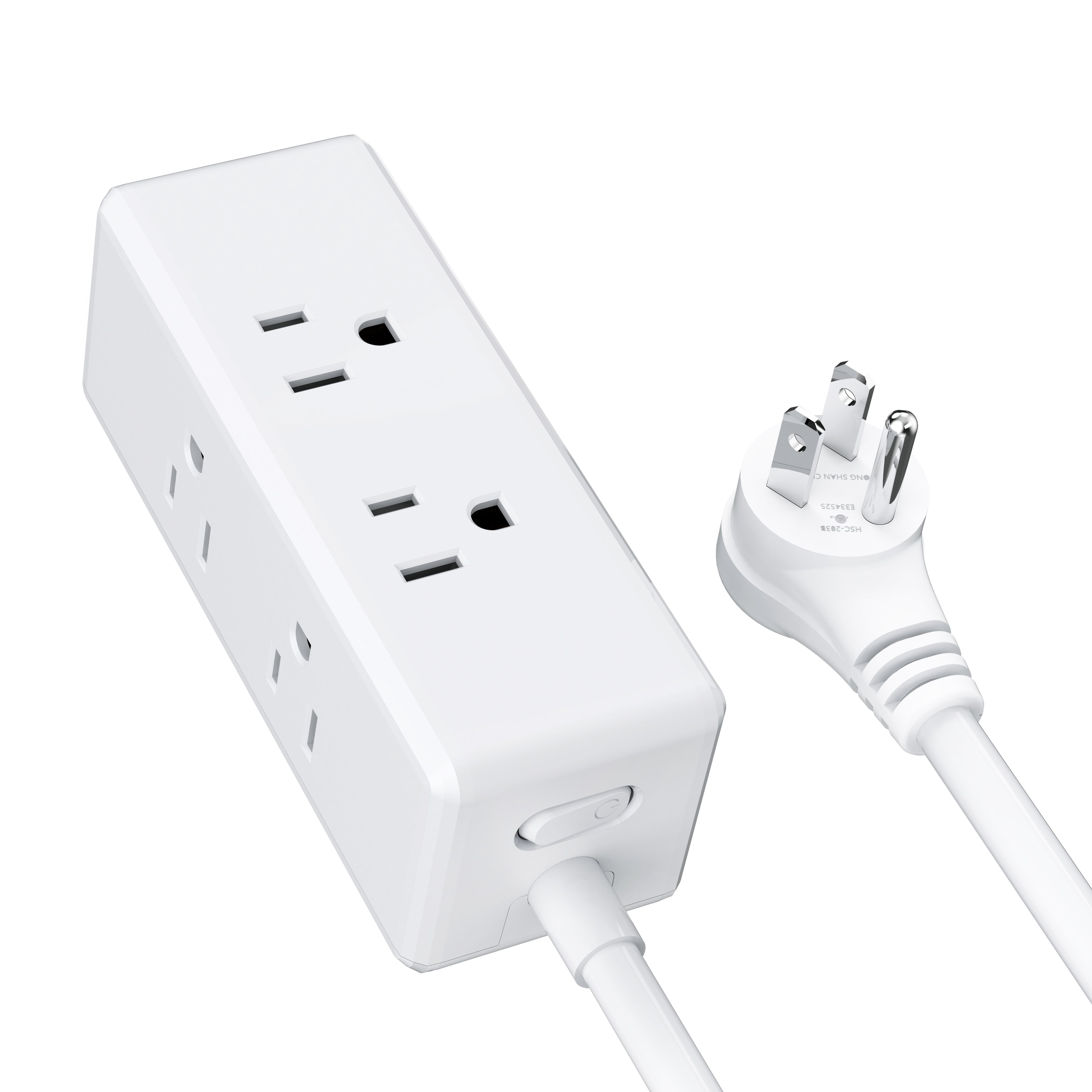 TOPEREK America Plug Socket AC Outlet 6 Way USB Power Strip OEM From Shenzhen Manufacture