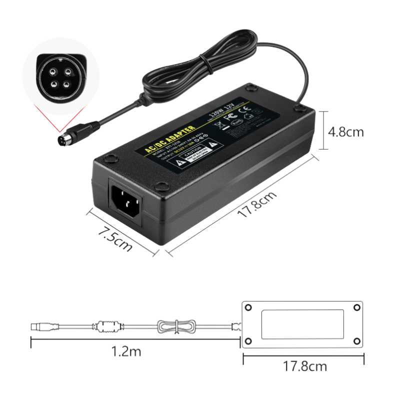 CE FCC ROHS 12v 5a LED Power Supply Adapter US EU UK AC plug can choose AC DC Converter charger adapter