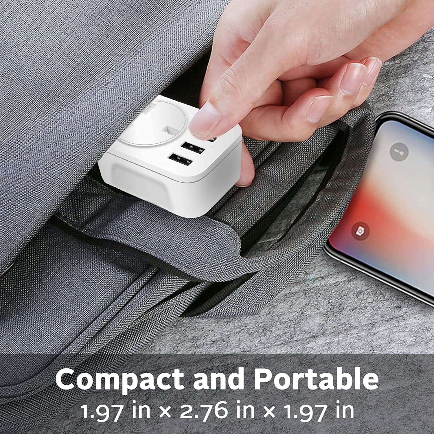 Grounded UK Power Travel Adapter with 3 USB and 1 Type C Ports AC 250V 13A PC Material OEM Supported UK Plug Standard