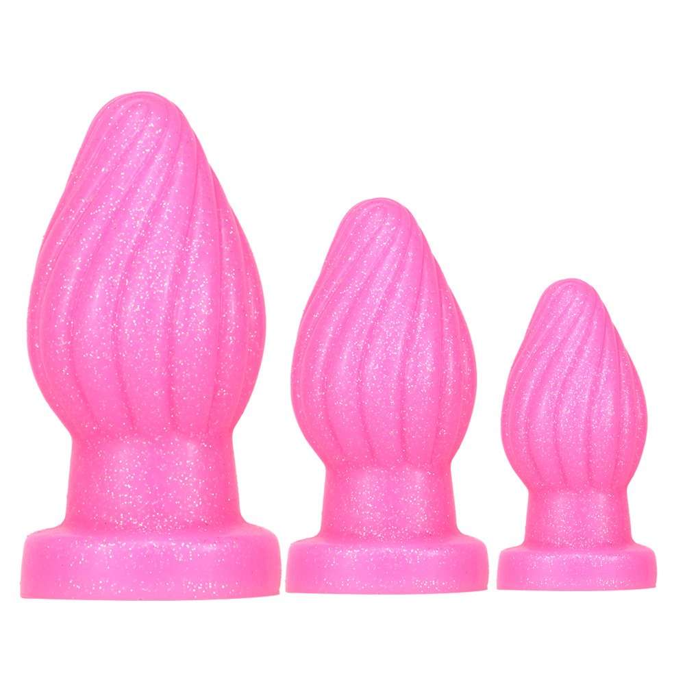3 Size Liquid Silicone Women Huge Anal Plugs Extra Large Soft Dildo Anal Butt Plug