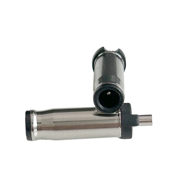 Wholesale 5.5*1.0mm Male DC Power Plug Pole Connector Male 5.5DC Jack 5510mm*20L DC Connector Over Automatic Soldering Machine