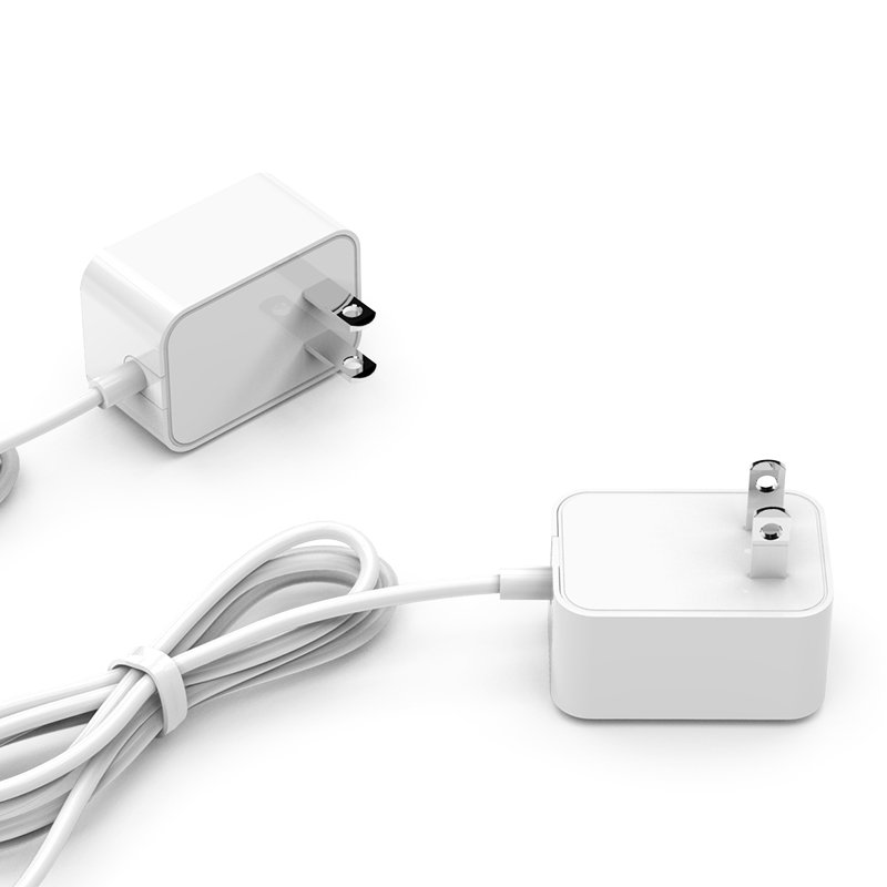 Portable 5V 1A UL/FCC certification American Standard power adapter US level 6 energy efficient high quality power DC plug