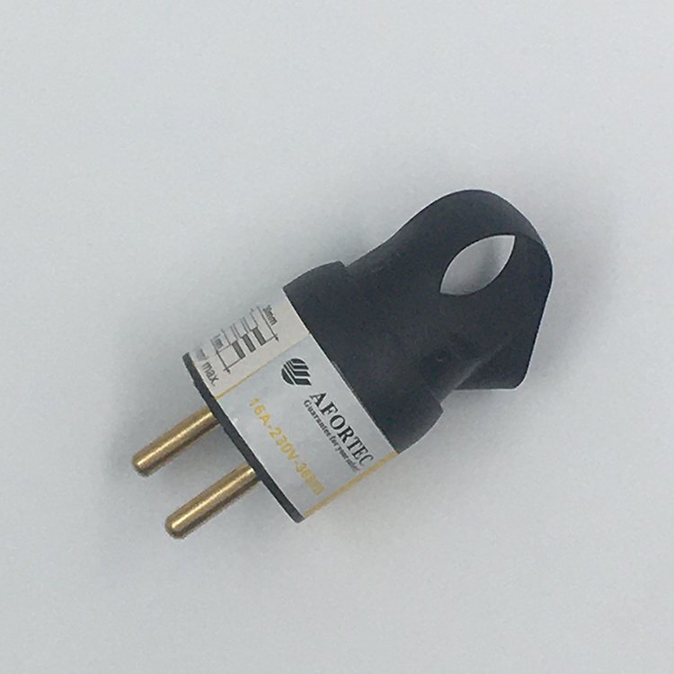 Afortec series Europe standard two round pin cooper/CCA electrical plugs 16A 250V plug Hot selling Plugs