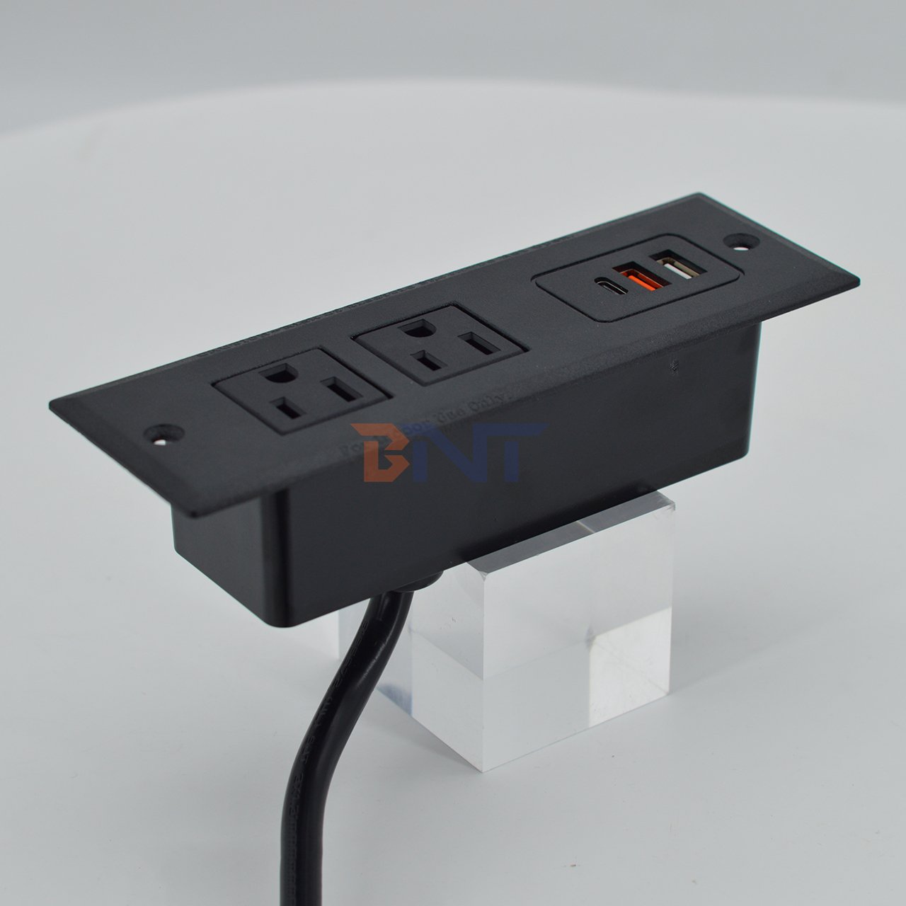 ETL Approved USA Furniture Tabletop Recessed Mounted Power Plug Outlets Sockets Strip 2 Sofa Socket Outlets with Dual USB ports