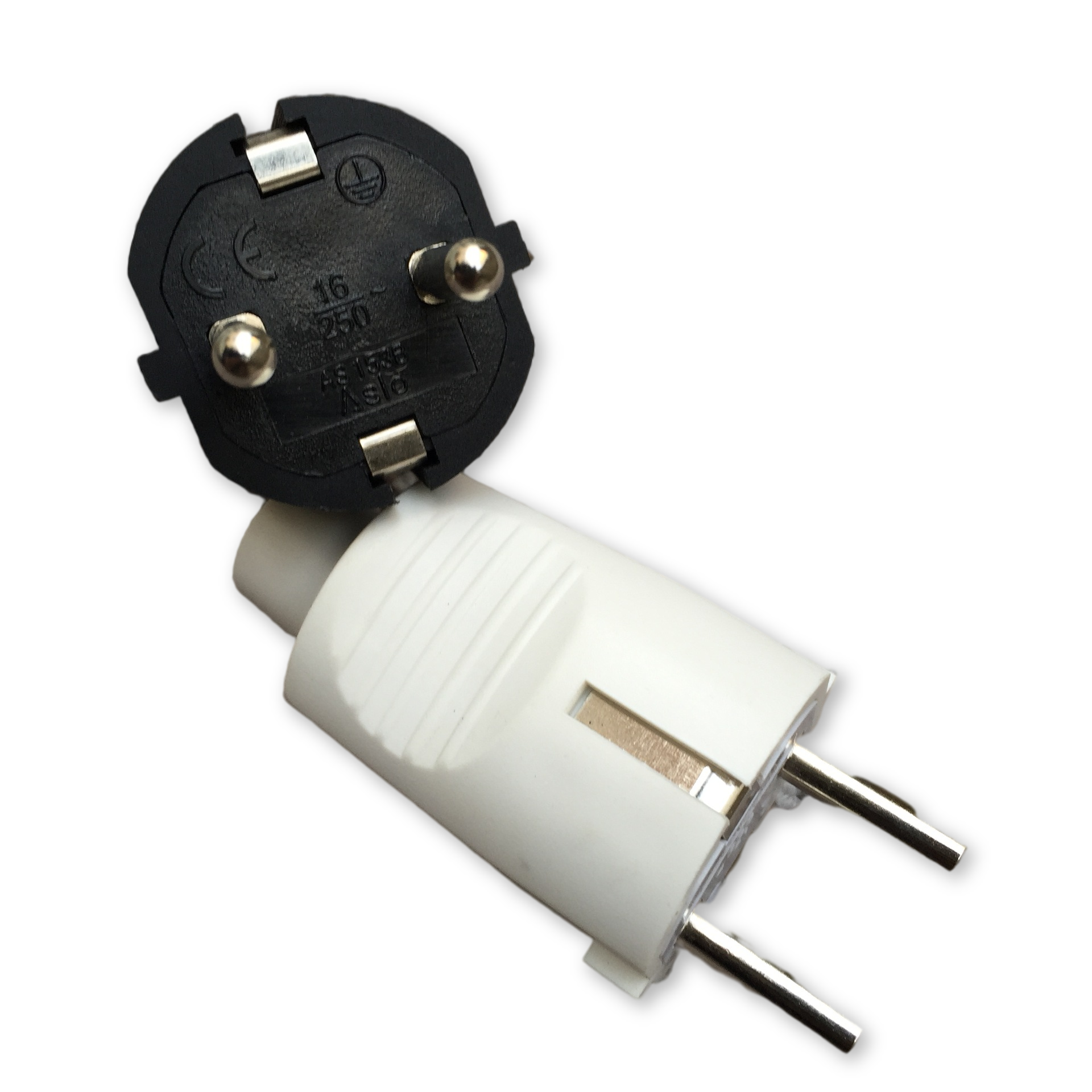 Factory Direct Schuko Plug Insert 4.8 mm Europe 3 Pin Brass Plug Insert EU 2 Pin 3 Pin Plug Insert