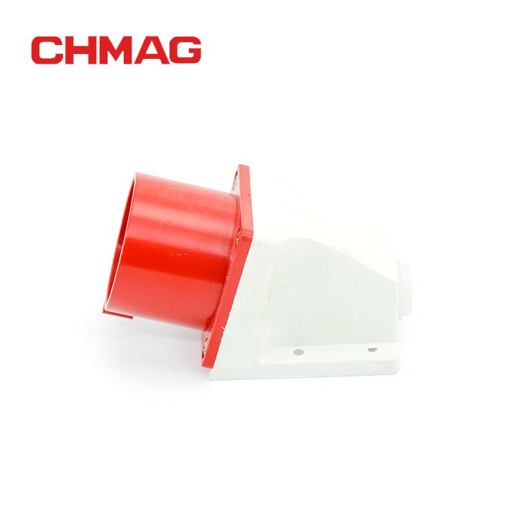 CHMAG IP44 380V 16a 3phase 5pin plug industrial wall mount multiple plug and socket