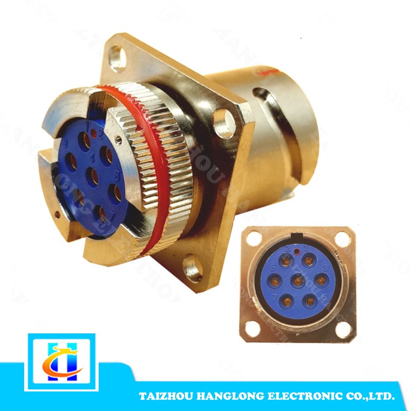 7 pin waterproof electrical circular y50dx plug