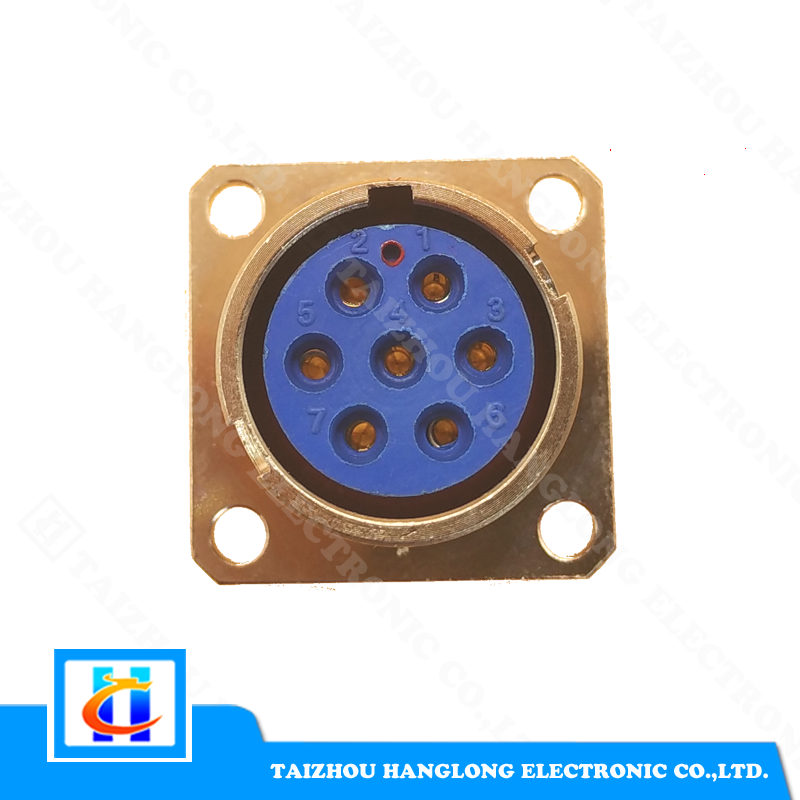 7 pin waterproof electrical circular y50dx plug