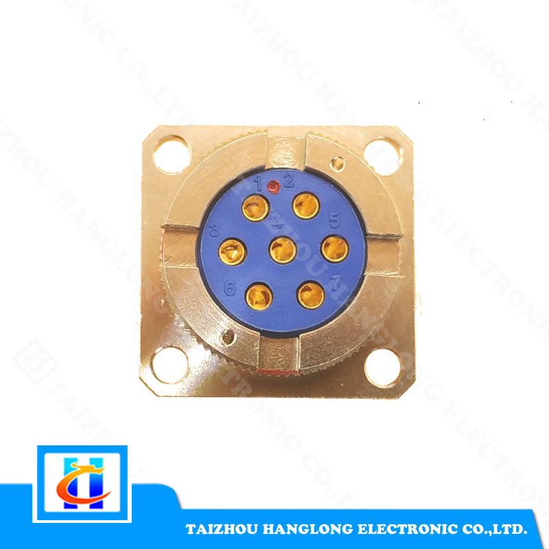 7 pin waterproof electrical circular y50dx plug