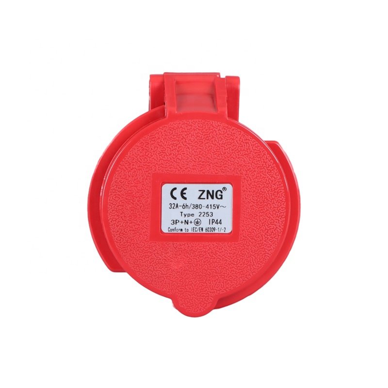 ZNG-2252 Industrial Cable Wire Connector 32A 5 Pin 3 Phase Male Female Plug Socket