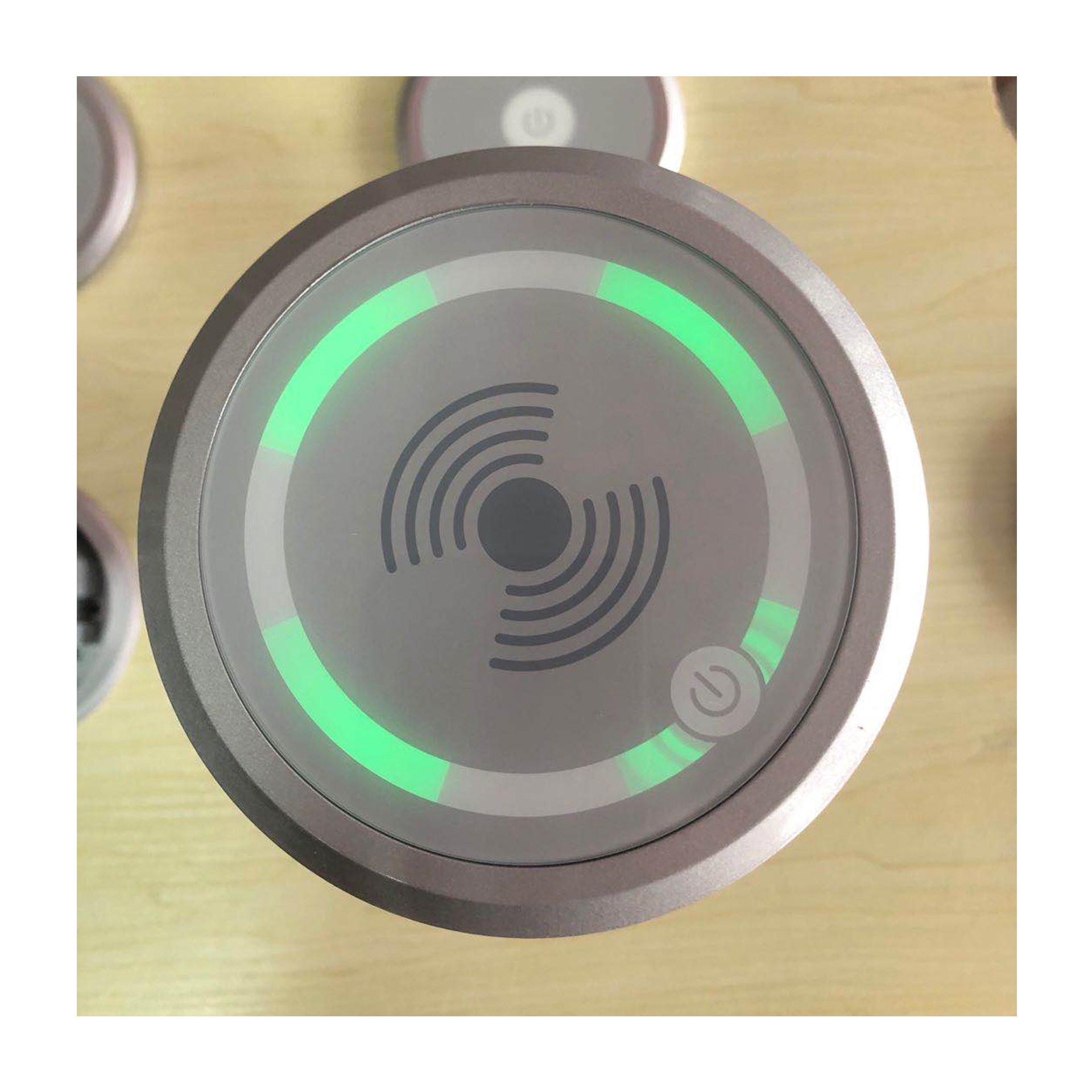 Hidden Pop Up Usb Desktop Flip Power Data Plug Socket With QI Wireless Charger