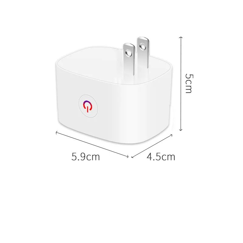 new arrival 16A power monitoring esp8285 esp32-c2.h2 universal tuya smart plug wifi smart power socket plug