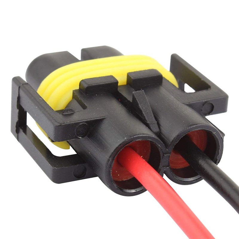 H11 Car Headlight Plug Female Socket Harness H8 Work Light Modified Plug Conversion Cable