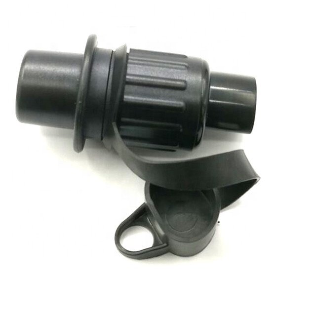12V Black Plastic trailer socket 3 pin trailer plug