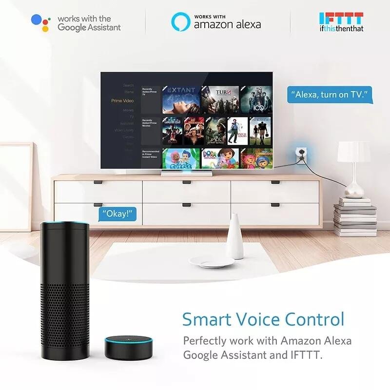 Smart Italy Standard Plug With Power Measuring 16A Socket Tuya Smart Life Wireless Control Works With Alexa Timing Voice Outlet