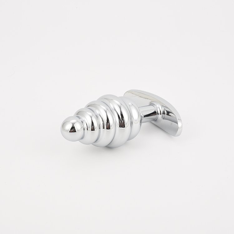 Made Adult Sex Toys Prostate,replaceable T Handle Spiral Shape Anal Plug with Anal Beads and Bullet China Silver Aluminum Alloy