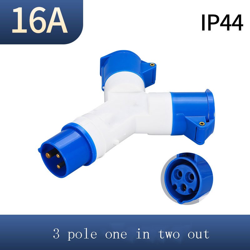 Connector concealed industrial plug socket 3P 4PIN 5 core 16A/32A/125A IP44/IP67