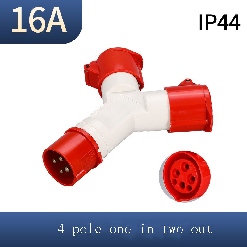 Connector concealed industrial plug socket 3P 4PIN 5 core 16A/32A/125A IP44/IP67