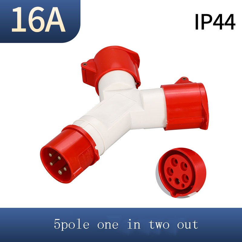 Connector concealed industrial plug socket 3P 4PIN 5 core 16A/32A/125A IP44/IP67
