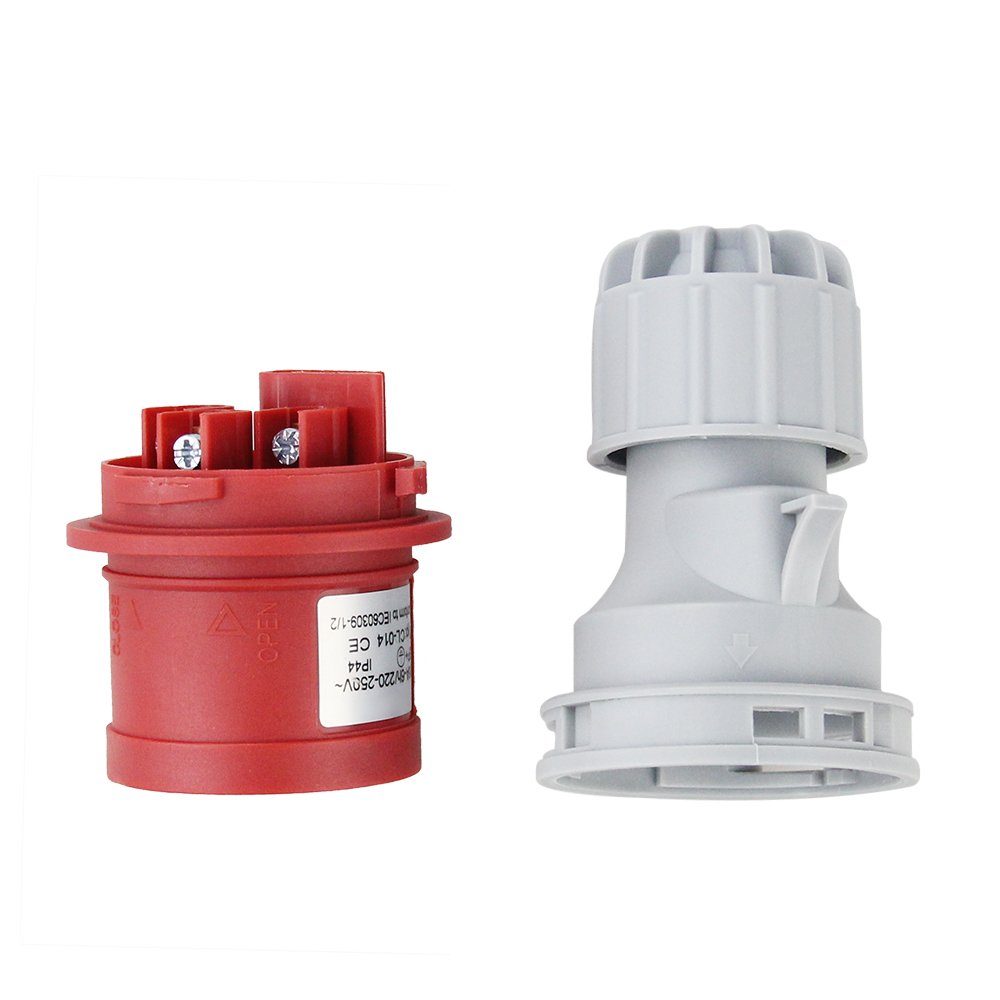 16A 3P E 4 pin 380-415VAC IP44 014 Three Phase four wire aviation plug four pole power plug Industrial waterproof Plug