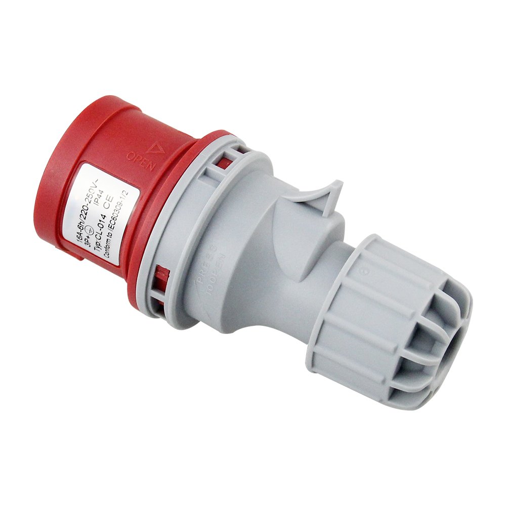 16A 3P E 4 pin 380-415VAC IP44 014 Three Phase four wire aviation plug four pole power plug Industrial waterproof Plug