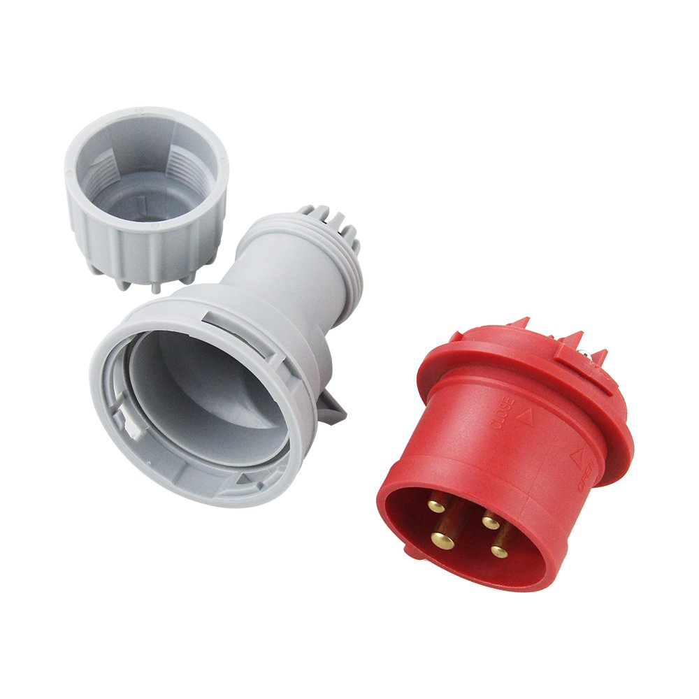 16A 3P E 4 pin 380-415VAC IP44 014 Three Phase four wire aviation plug four pole power plug Industrial waterproof Plug