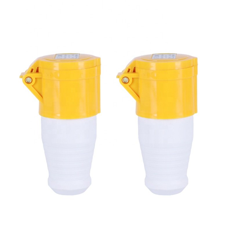 110V Avaiation Socket Outlet 16A 2P+T Industrial Site Socket IP44