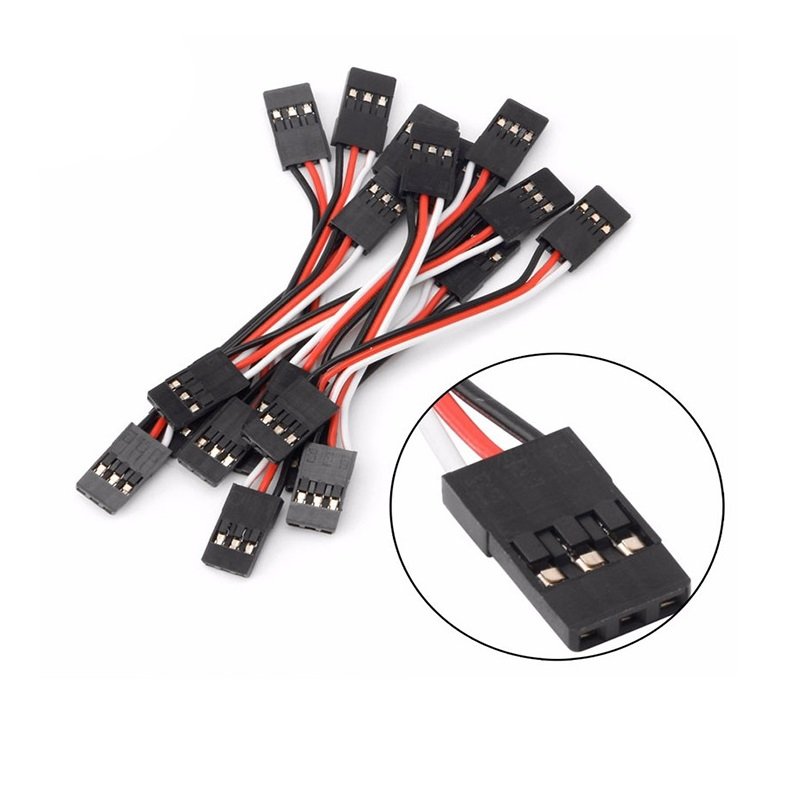 Male to Female JR Lead Plug Servo Extension Cable Line 22awg Servo Wire for RC Model