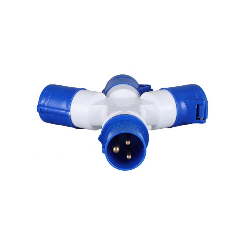 ZNG-1013 Industrial Multiple Socket Splitter 3 Pin 240V 16A 3 Way Plug And Socket Industrial