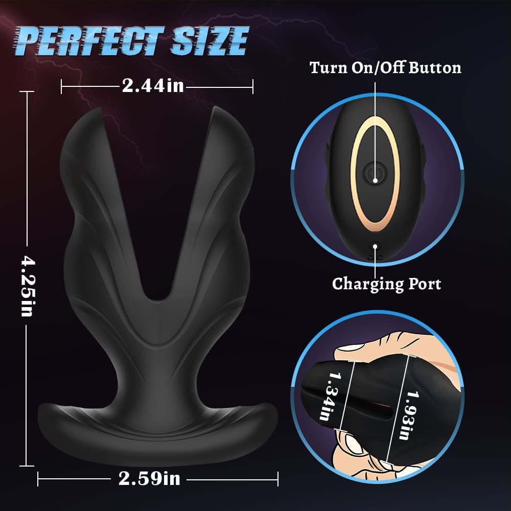 8 Modes Remote Control Smart Anal Massage Device Vibrator High Quality Vibrating Anal Plug For Woman