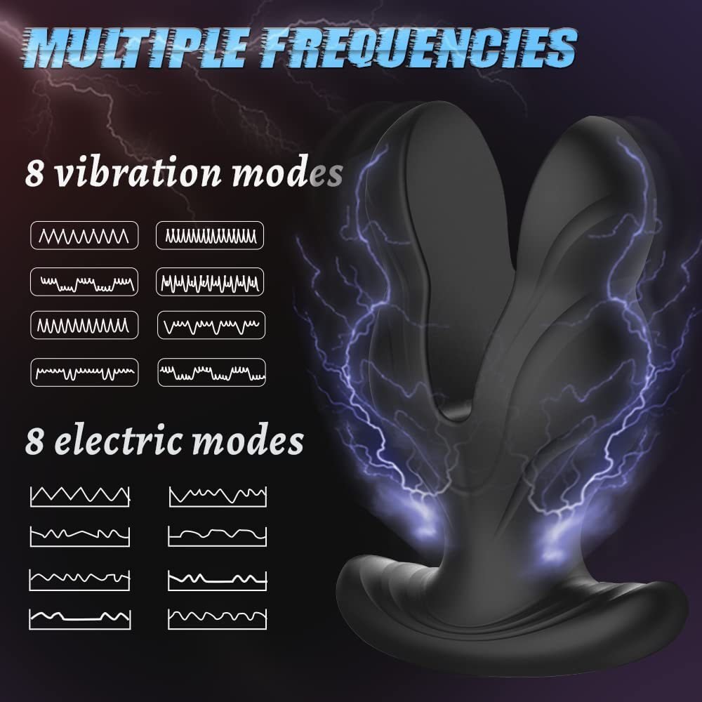 8 Modes Remote Control Smart Anal Massage Device Vibrator High Quality Vibrating Anal Plug For Woman