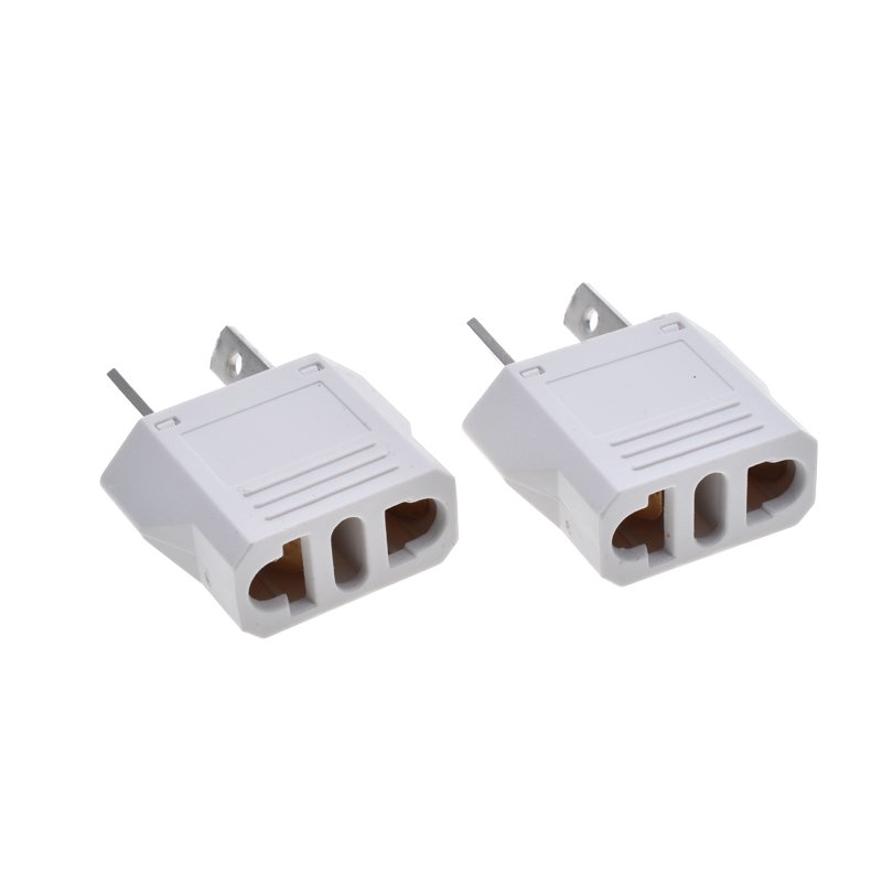 AU plug adapter 2 flat pin plug US EU AU mini small converter used laptops charge power socket 6A110-250V