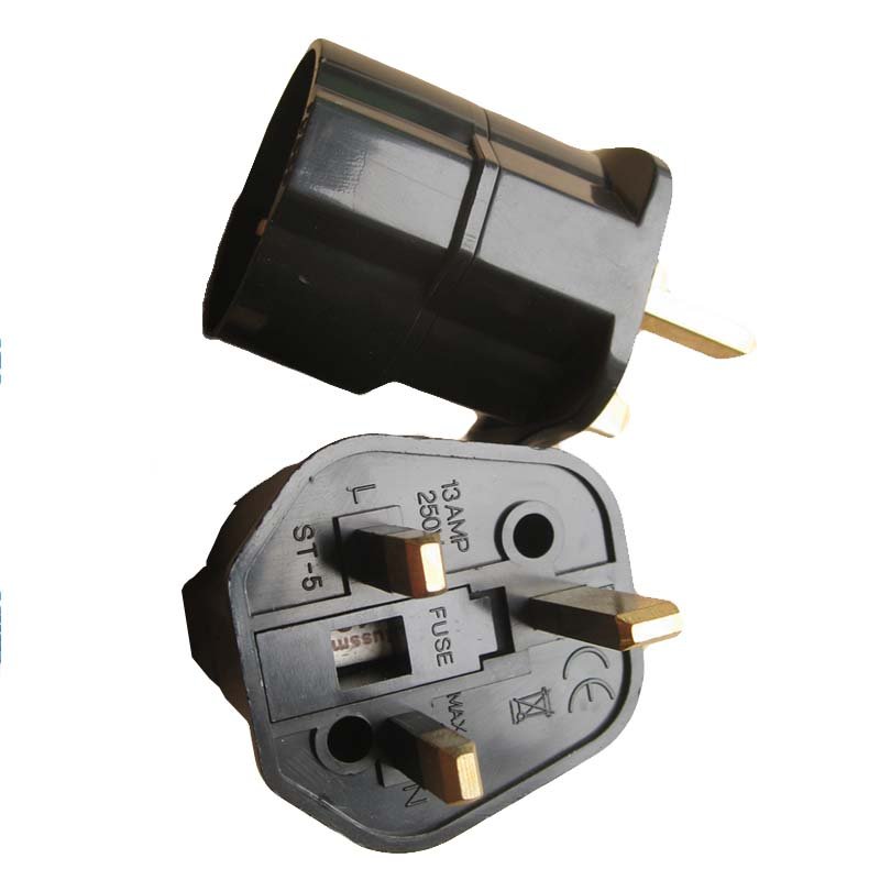 Euro France to UK plug travel adapter conversion adapter Germany to UK plug
