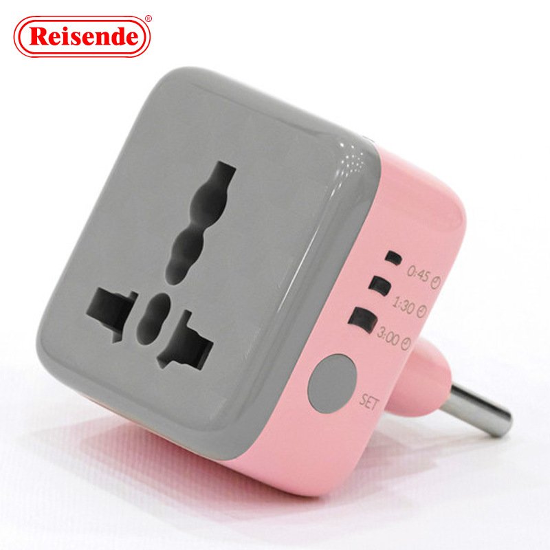 Universal AC 10A Time Controller Socket for iPhone PC Material with EU Plug Standard for Switching Power