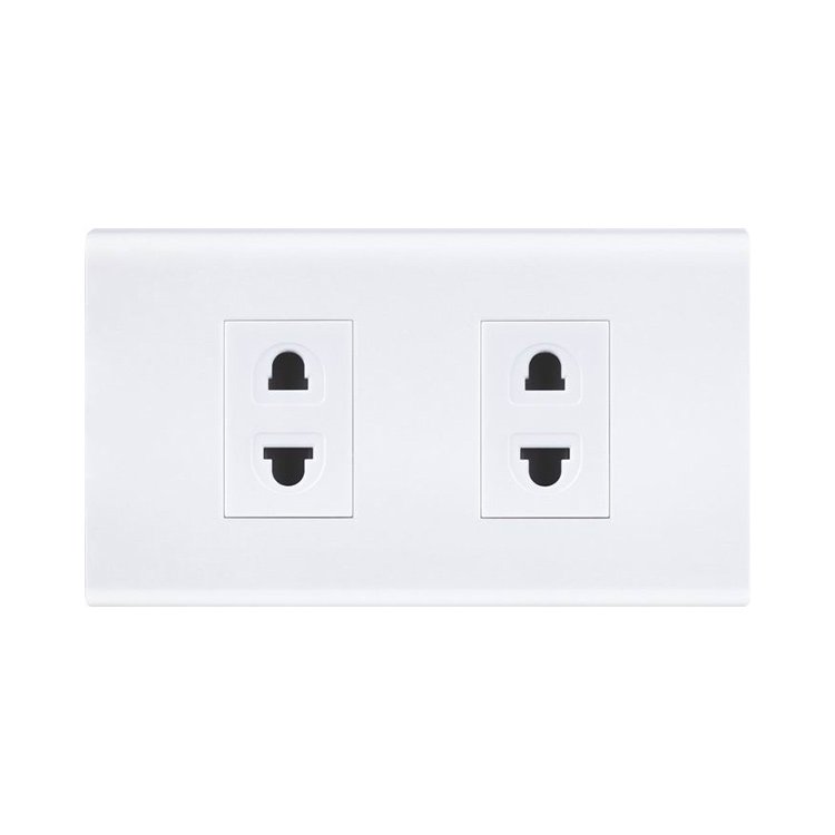 Schuko modular sockets120mm model adapter plug sockets and switches electrical wall power sockets